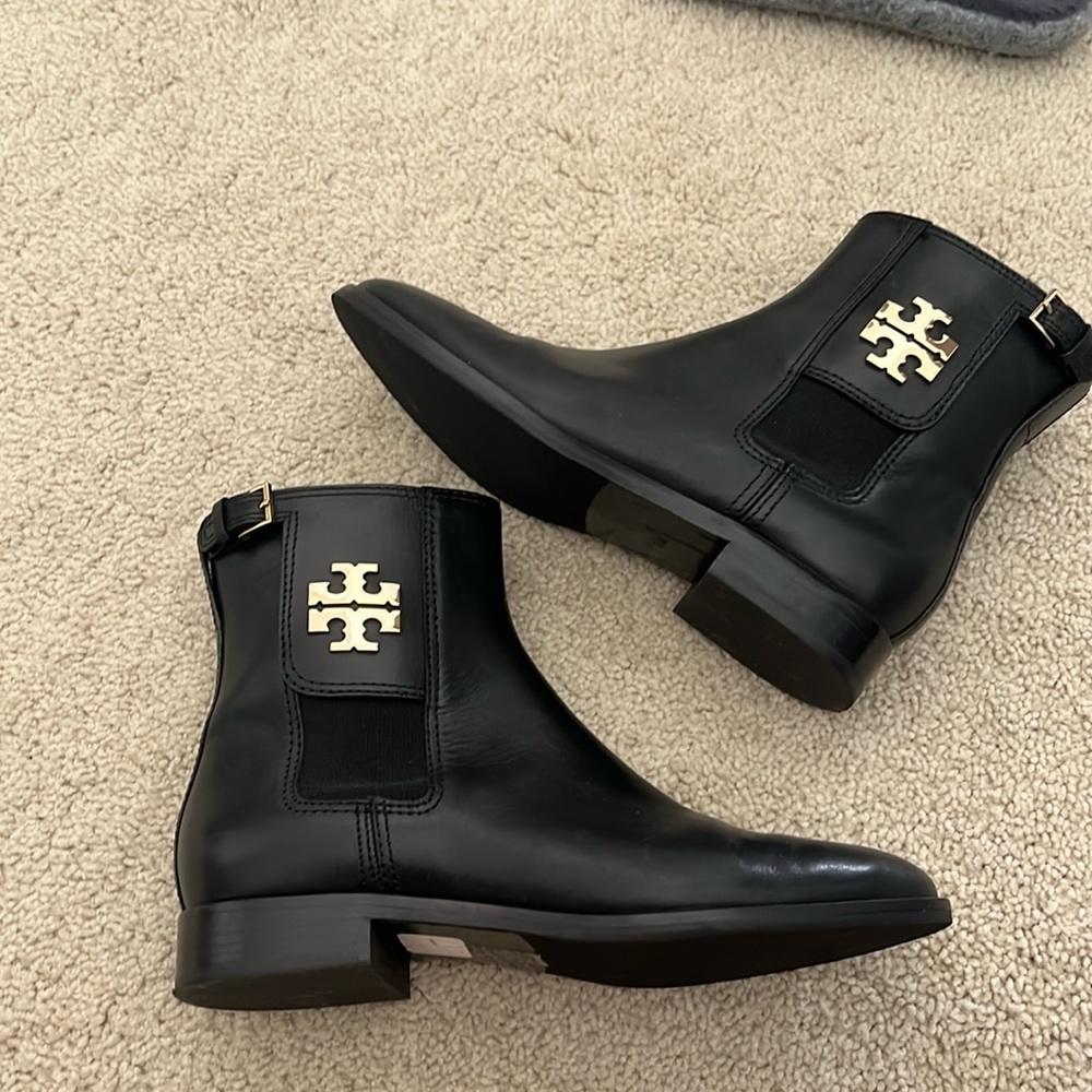 Tory Burch black Chelsea boots